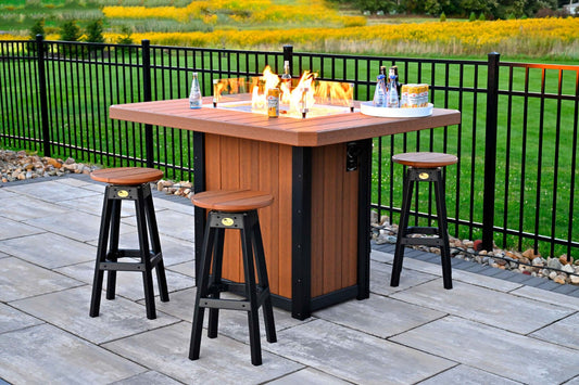 LuxCraft Lumin Fire Table 62" Rectangular