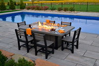 LuxCraft Lumin Fire Table 79" Rectangular