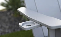 Ledge Lounger Mainstay Adirondack Chair showcasing the cup holder
