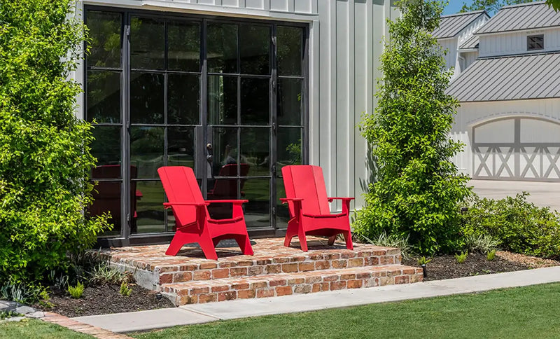 Ledge Lounger Mainstay Red Adirondack Chair