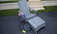 Ledge Lounger Mainstay Adirondack Chair with Ottoman