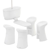 Perfect for pool ledges with water depths up to 9 inches or placed on the coping, this all-in-one bar sets up in minutes, bringing convenience and flair to any gathering.