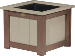 LuxCraft Poly 24" Square Outdoor Planter