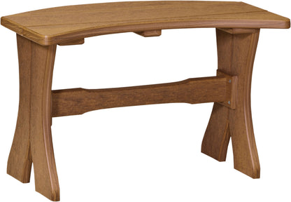 LuxCraft outdoor dining bench