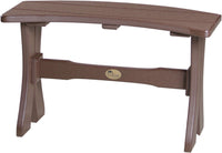 LuxCraft outdoor dining bench