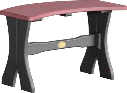 LuxCraft outdoor dining bench