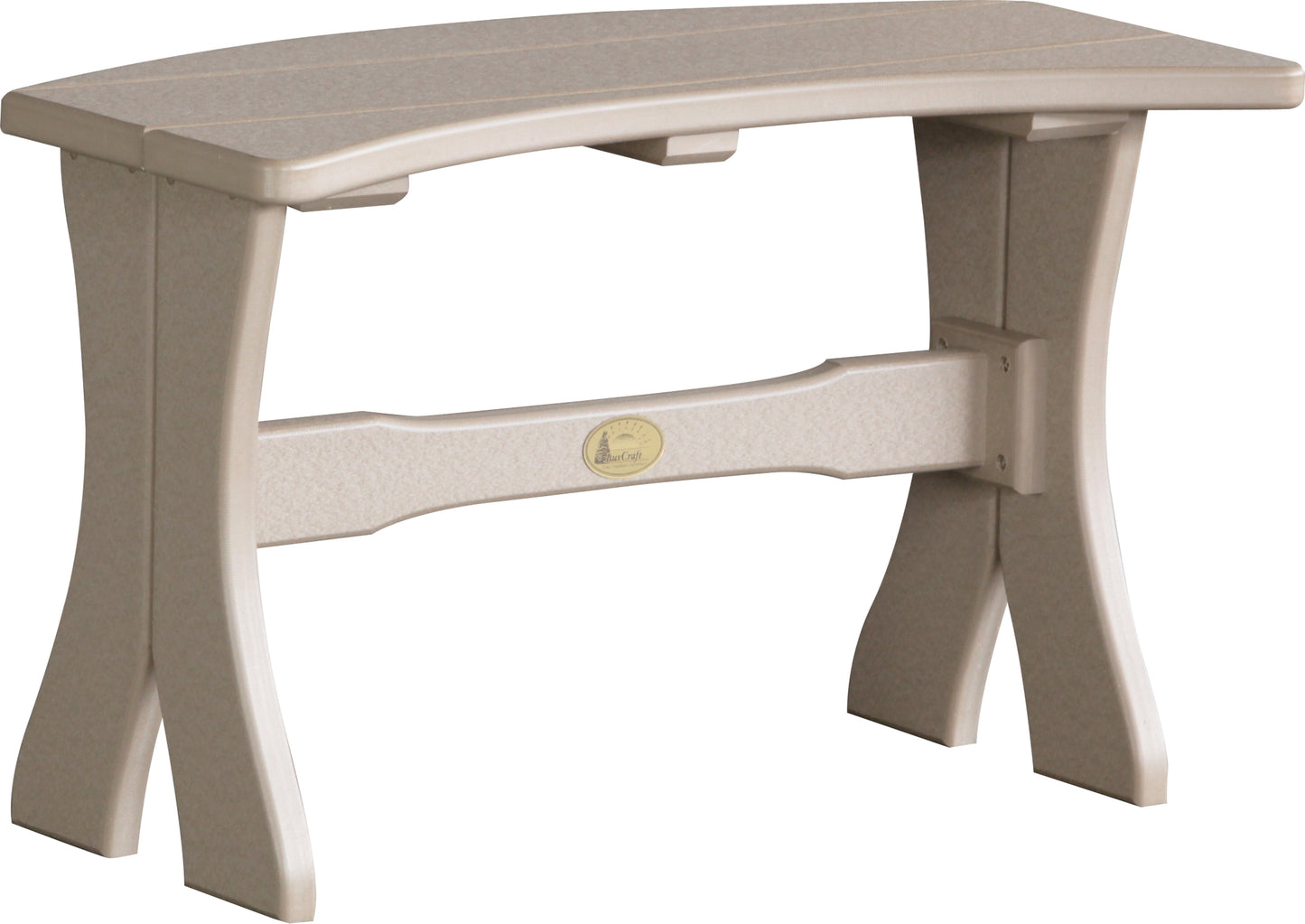 LuxCraft outdoor dining bench