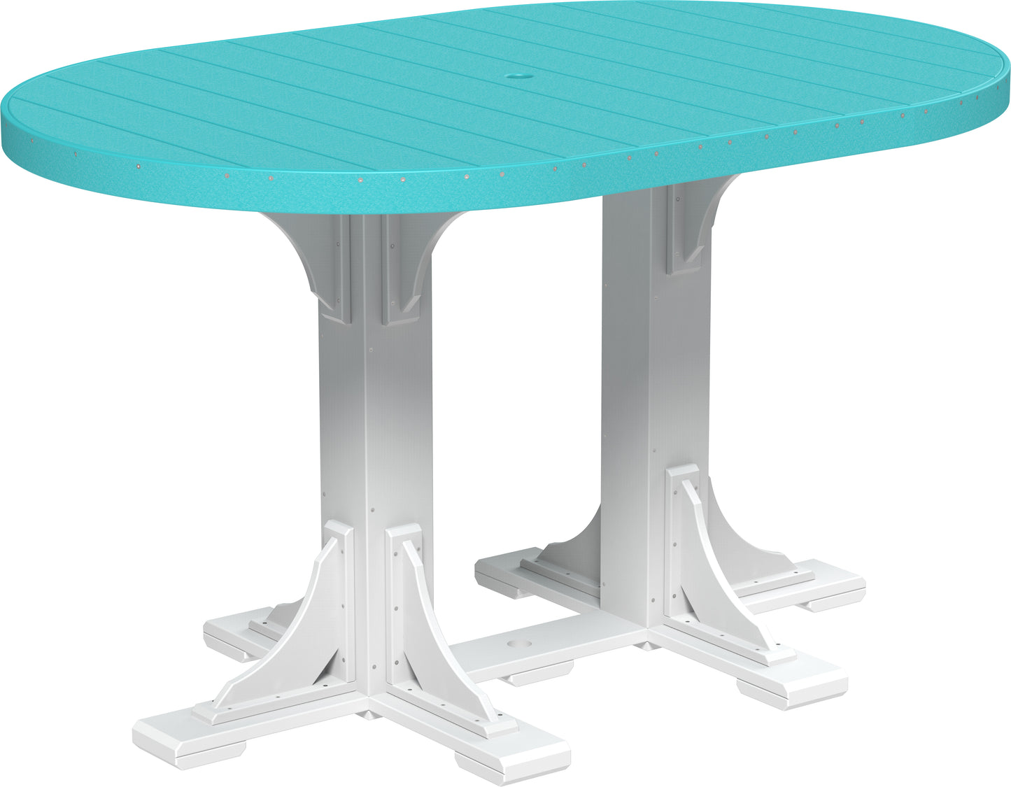 LuxCraft 4' x 6' Oval Table