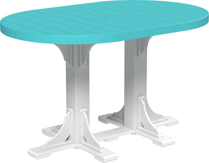 LuxCraft 4' x 6' Oval Table