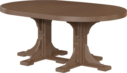 LuxCraft 4' x 6' Oval Table