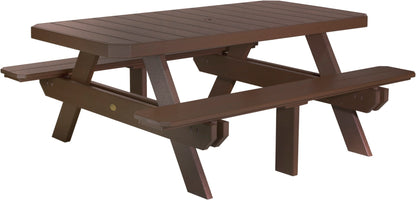 LuxCraft 6' Rectangular Picnic Table