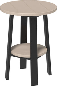 LuxCraft 28" outdoor end table made with all-weather materials