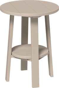 LuxCraft 28" outdoor end table made with all-weather materials