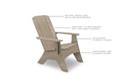 Ledge Lounger Mainstay Adirondack Chair with dimensions