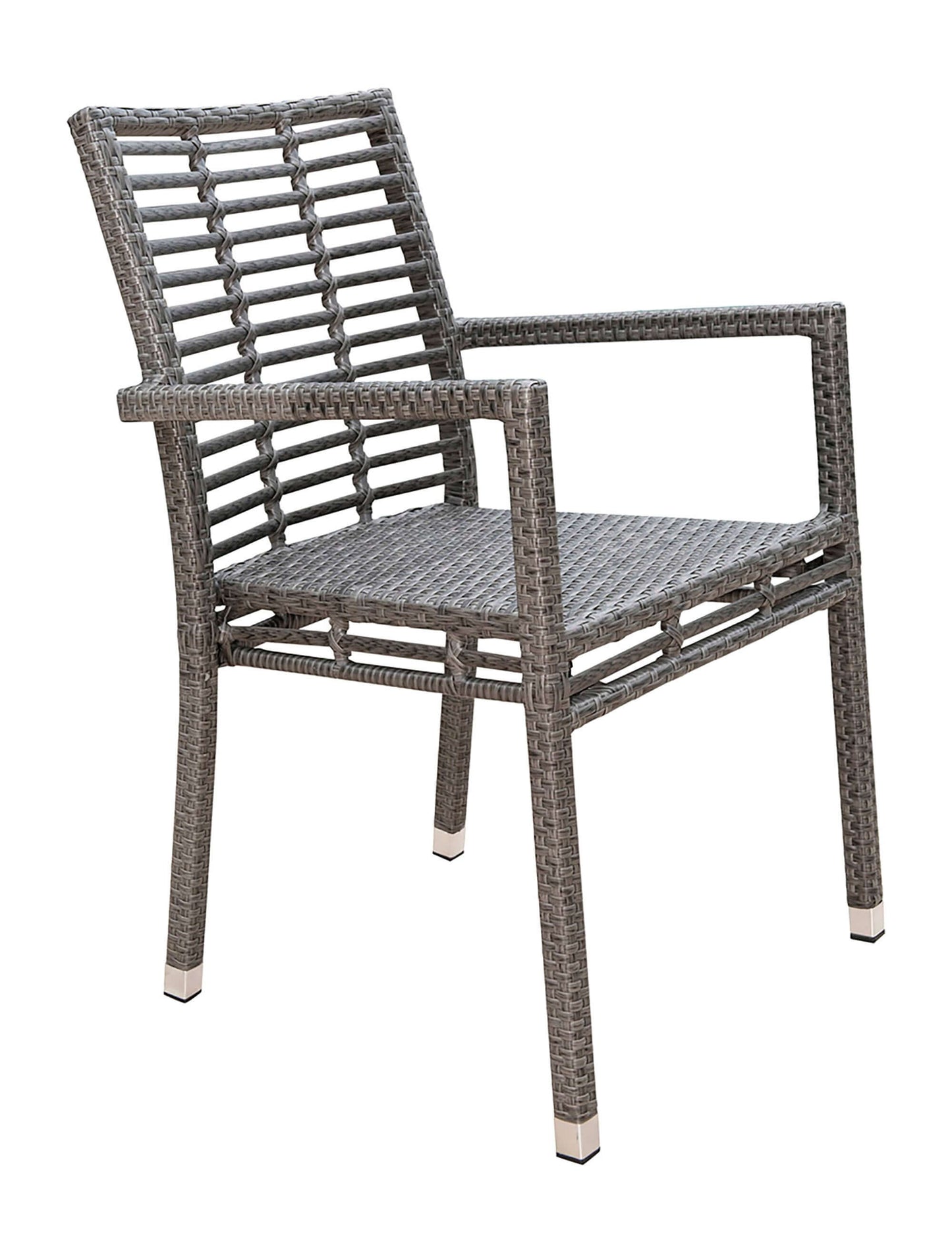 Panama Jack Graphite Stackable Armchair with Cushion