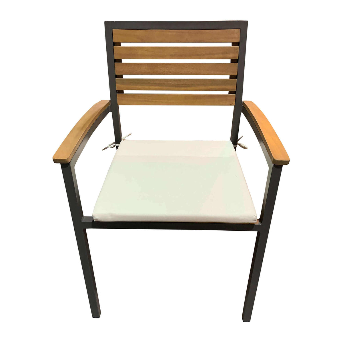 Panama Jack Grade-A Teak wood outdoor dining armchair with cushion