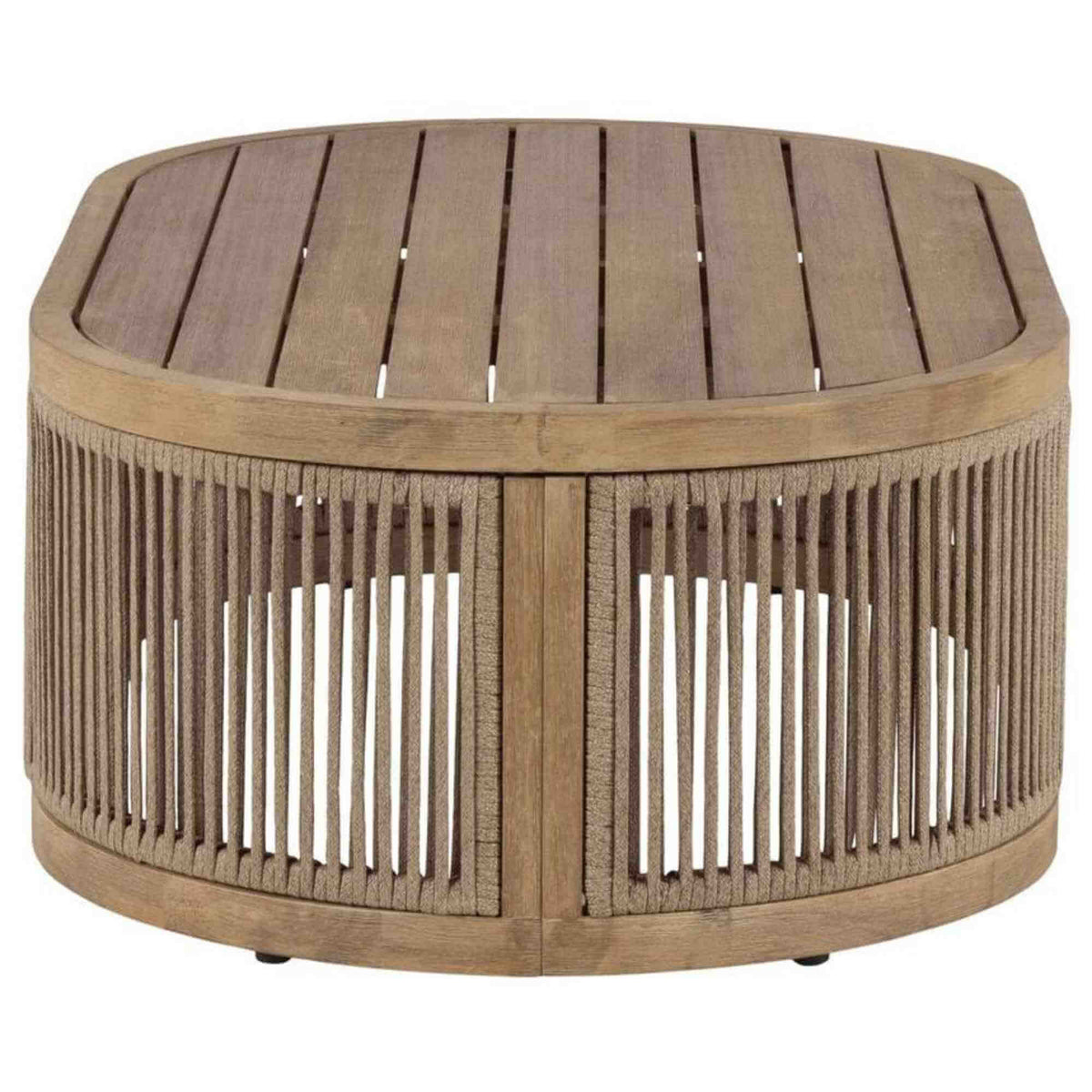 Panama Jack outdoor coffee table made with Acacia wood for a natural wood finish