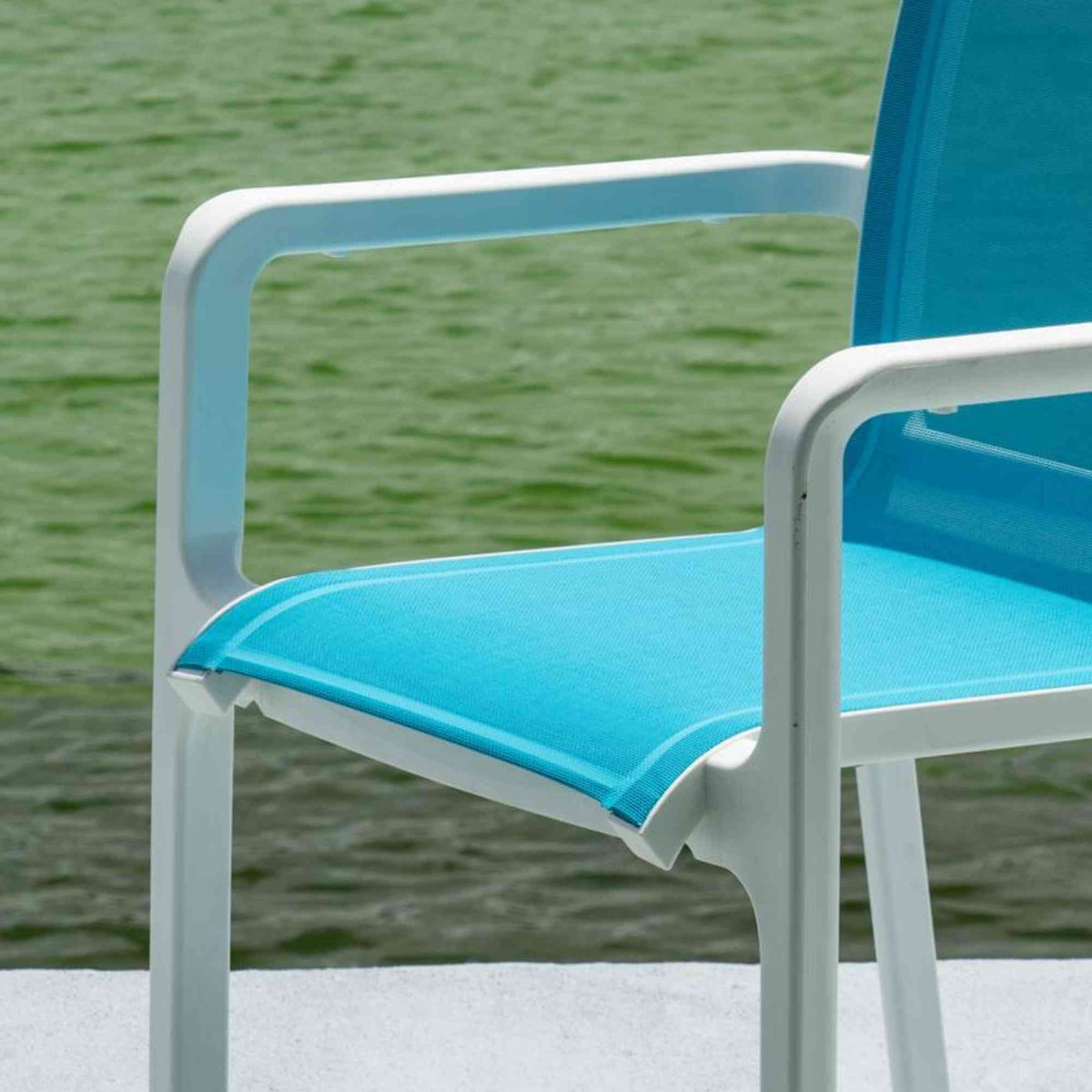 Panama Jack weather-resistant outdoor dining armchairs set of 2 that are stackable