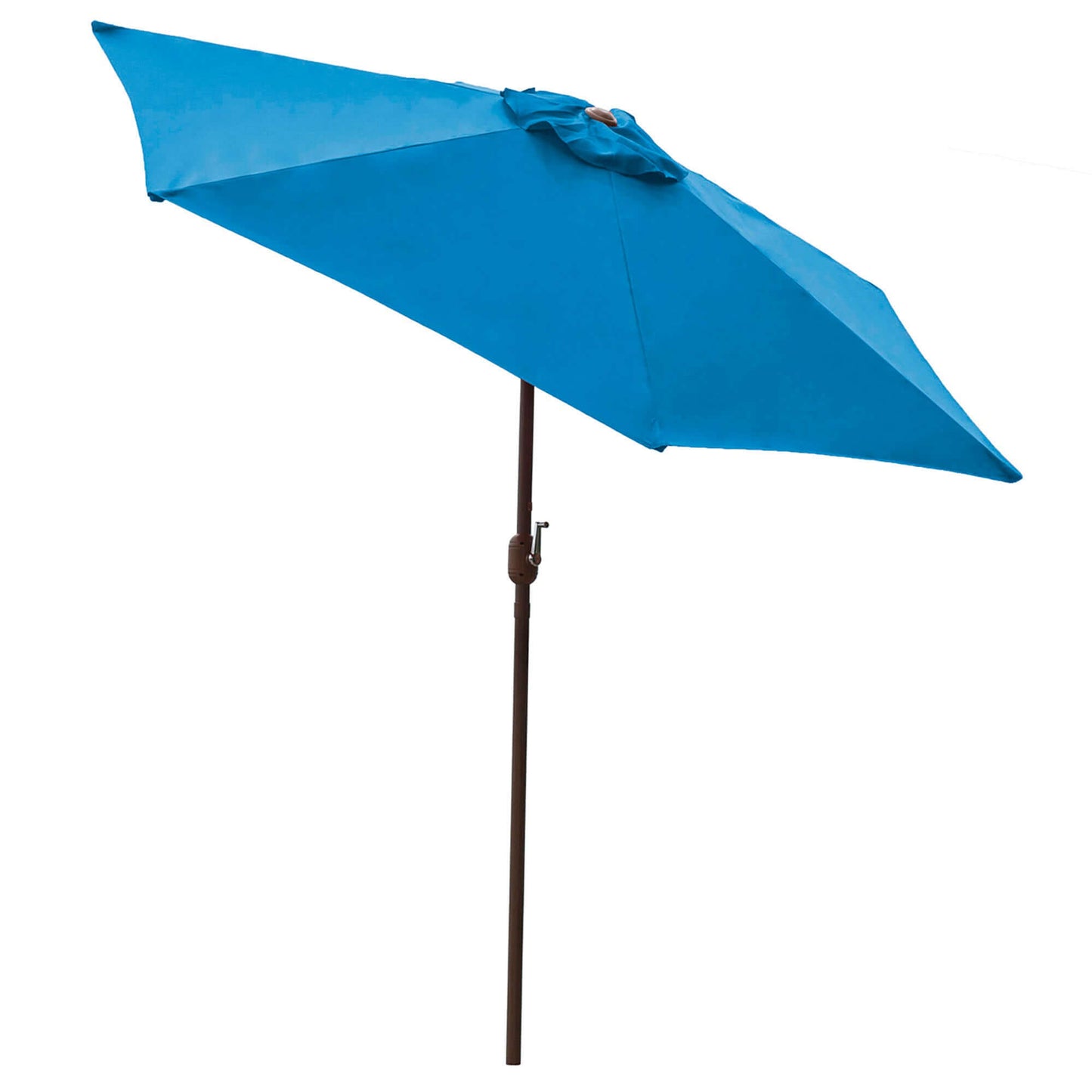 Panama Jack Blue 9 Ft Aluminum Patio Umbrella with Crank