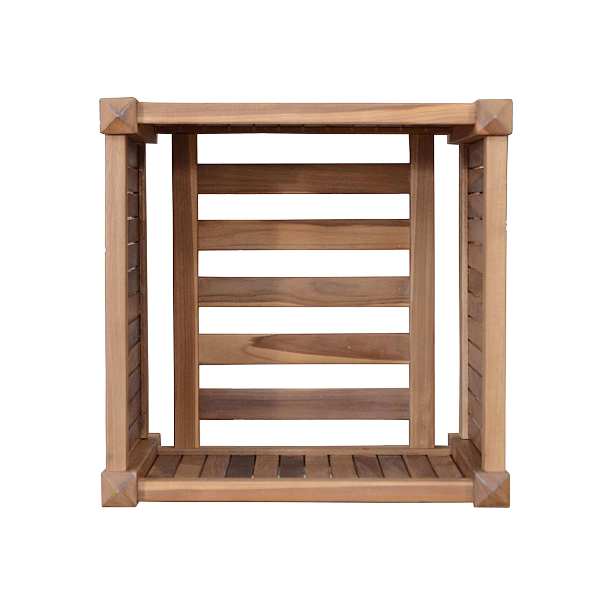 Anderson Teak 22 Planter Square Box in Garden or Entryway