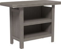 LuxCraft Outdoor Serving Bar 5-Piece Set includes 4 outdoor bar stools