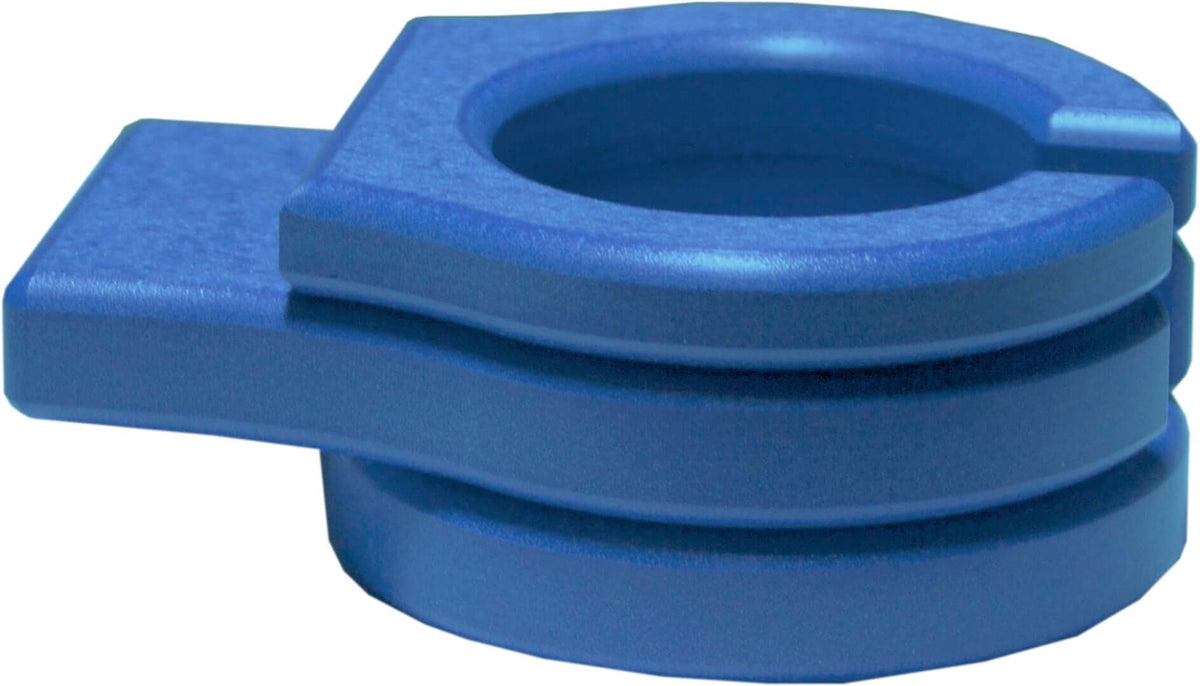 LuxCraft Cup Holder (Stationary) positioned for glider chair drink placement — all-weather outdoor build