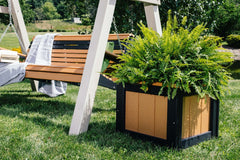 LuxCraft 24" Square Planter - Elegant and Functional Outdoor Gardening Solution