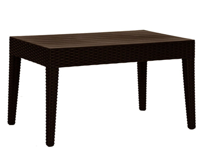 Brown outdoor coffee table