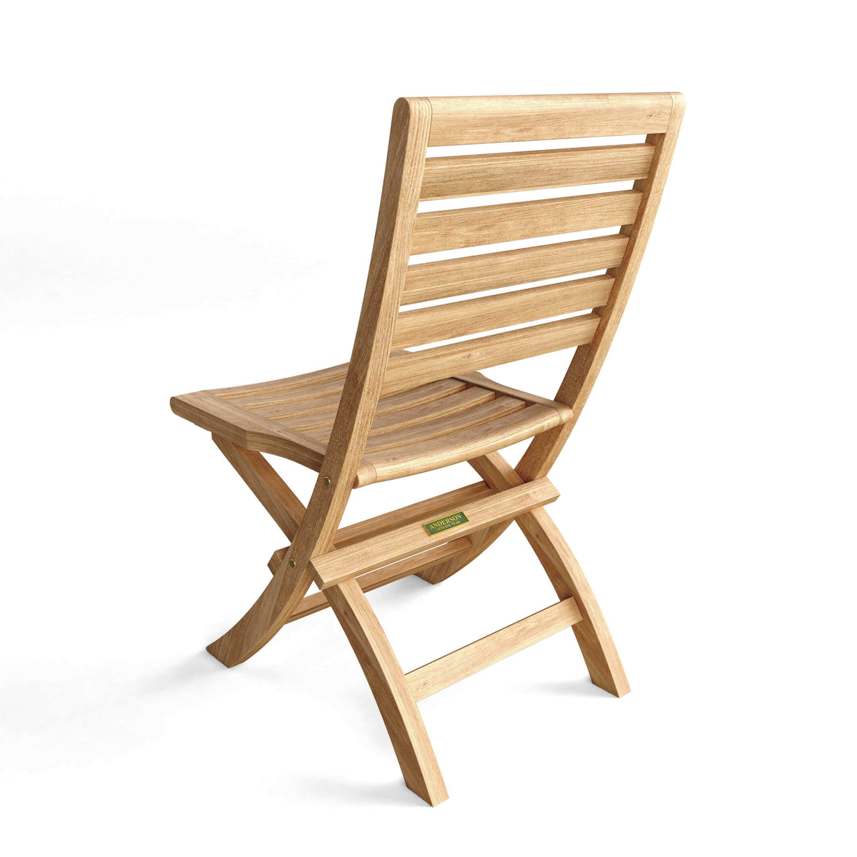 Anderson Teak Bahama 3 Piece Outdoor Bistro Table Set Detail with Coordinated Teak Frame Composition