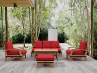 Anderson Teak Brianna 5-Piece Outdoor Deep Seating Set with Sofa