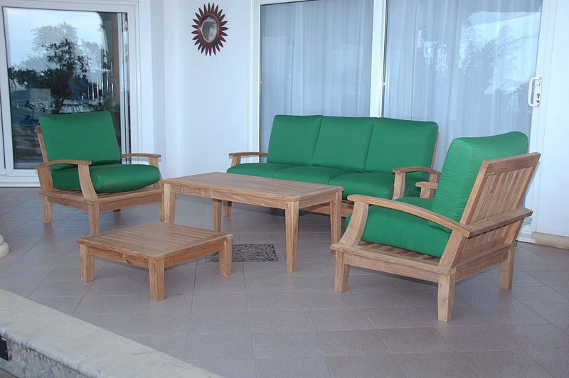 Anderson Teak Brianna 5-Piece Outdoor Deep Seating Set with Sofa