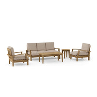 Anderson Teak Brianna 5-Piece Outdoor Deep Seating Set with Loveseat