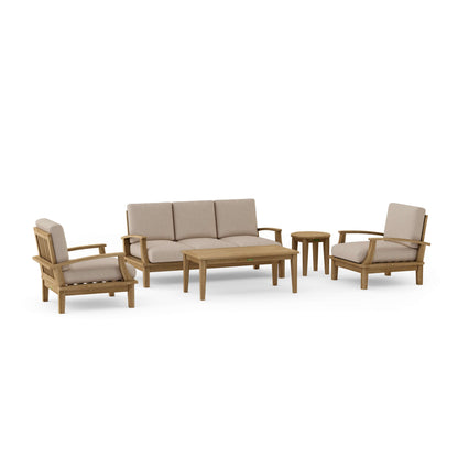 Anderson Teak Brianna 5-Piece Deep Seating Set (Loveseat)