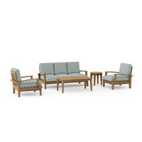 Anderson Teak Brianna 5-Piece Outdoor Deep Seating Set with Loveseat
