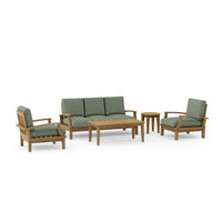 Anderson Teak Brianna 5-Piece Outdoor Deep Seating Set with Loveseat