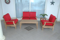 Anderson Teak Brianna 5-Piece Outdoor Deep Seating Set with Loveseat