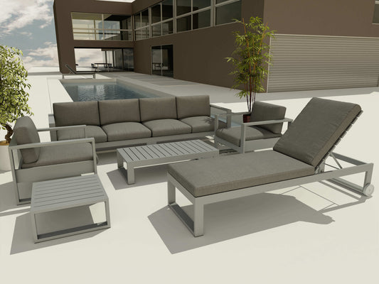 Lucca 7-Piece Deep Seating Lounger Set