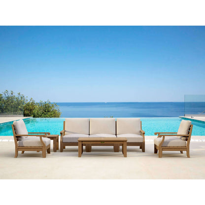 Anderson Teak Riviera Luxe 7-Piece Modular Set with Rectangular Coffee Table