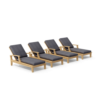 Anderson Teak Brianna 4-Piece Sun Lounger Set