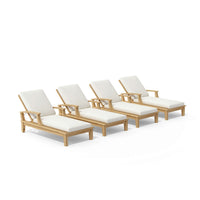 Anderson Teak Brianna 4-Piece Sun Lounger Set