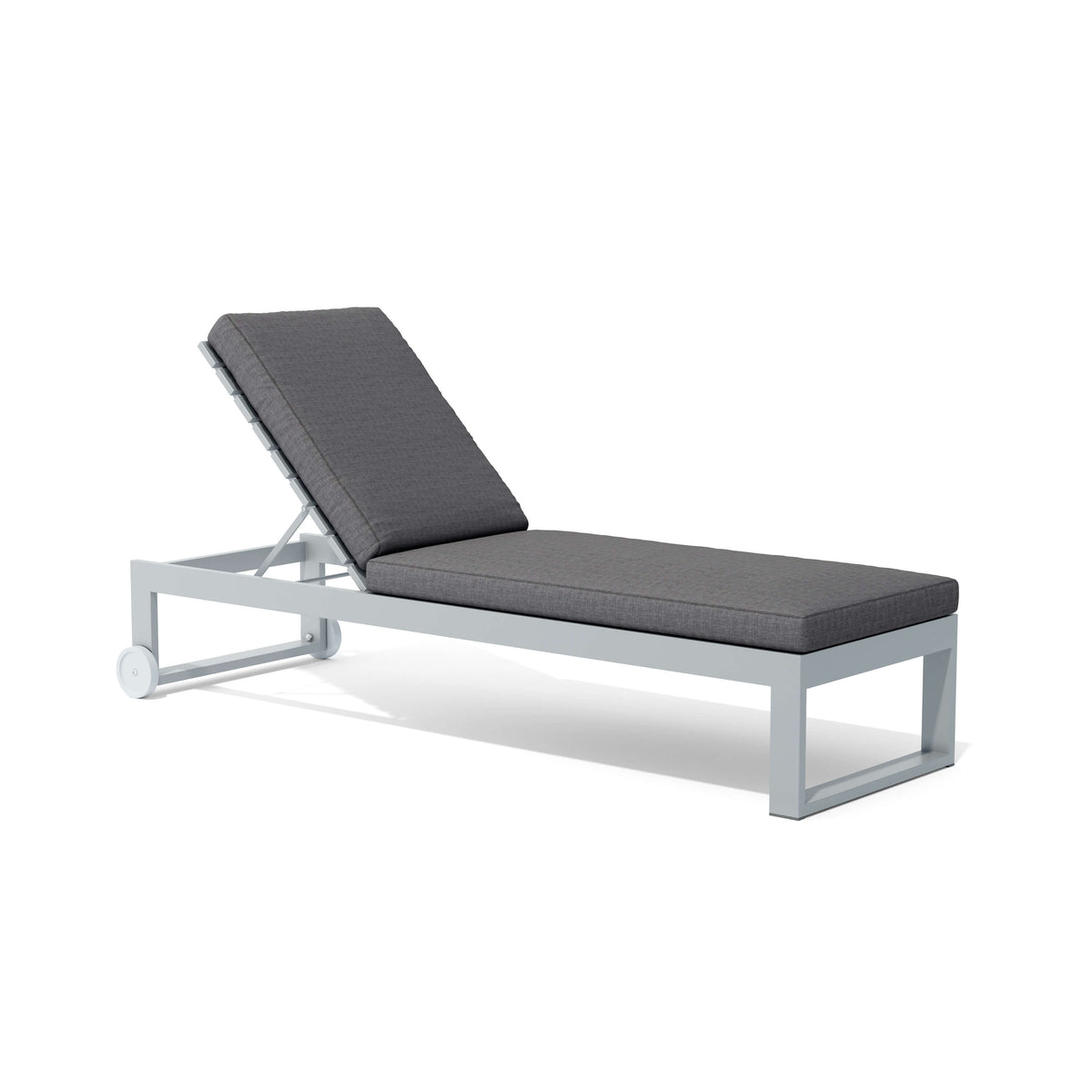 Anderson Teak Lucca Sun Lounger — 4-Position Adjustable Backrest for Outdoor Use