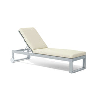 Lucca Sun Lounger with Sunbrella outdoor cushion options