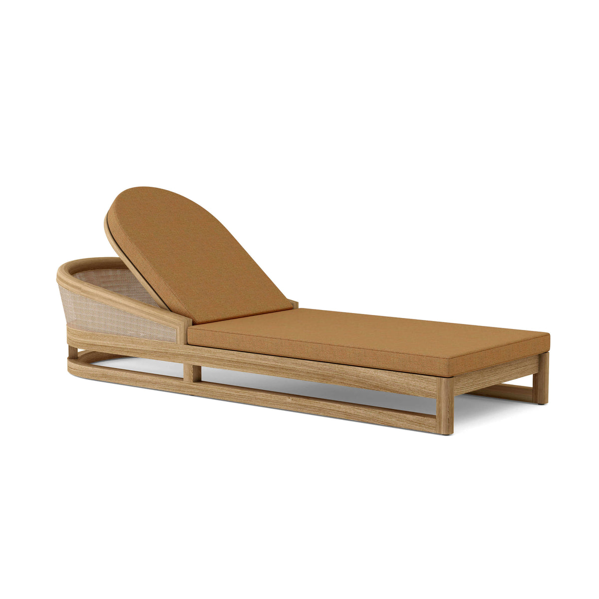 Sunbrella Canvas Teak Cushion Color Option for Anderson Teak Catania Chaise Lounger