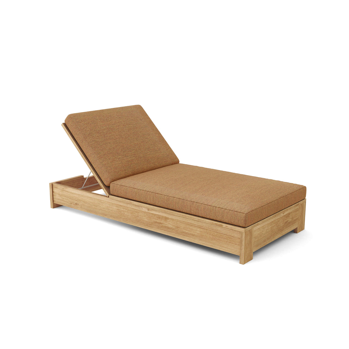 Sunbrella Canvas Teak Cushion Color Option for Anderson Teak Madera Sun Lounger