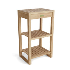 Anderson Teak 2-Shelf Spa Towel Table