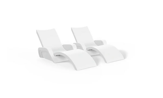 Signature Chaise & Armrest Console In-Pool Lounge Set (view 1)