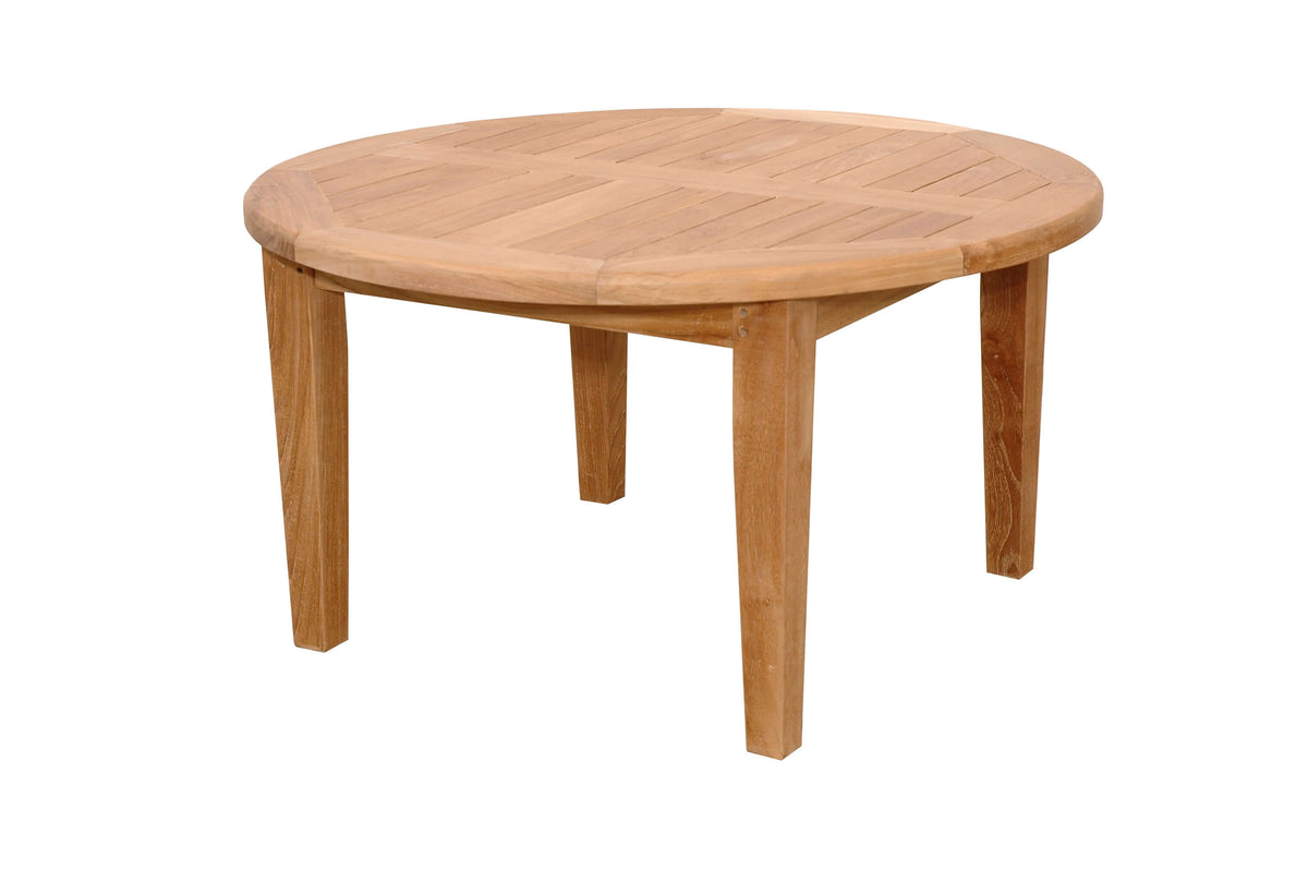 Anderson Teak Brianna 35 Round Coffee Table — Outdoor Coffee Table for Patios