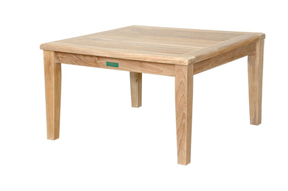 Anderson Teak Brianna 32 Square Coffee Table in Outdoor Lounge Setting