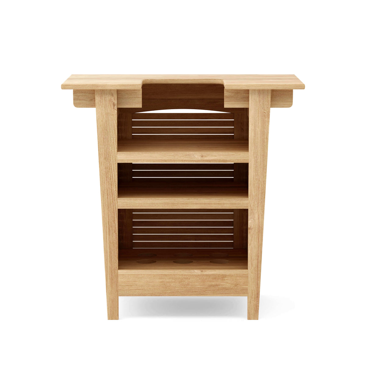 Anderson Teak Montego Bar Table 3 Piece Set — Complete Bundle for Outdoor Lounging