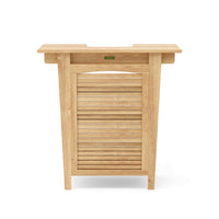 Anderson Teak Outdoor Bar Table crafted from teak wood and easy to assemble